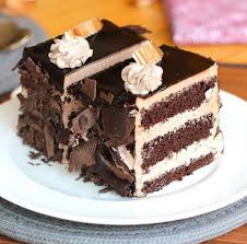 Light chocolate pastry