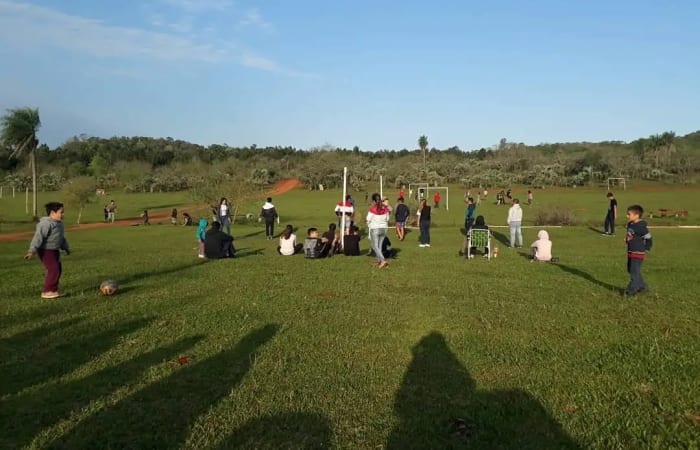 Letrero Cancha de Fútbol