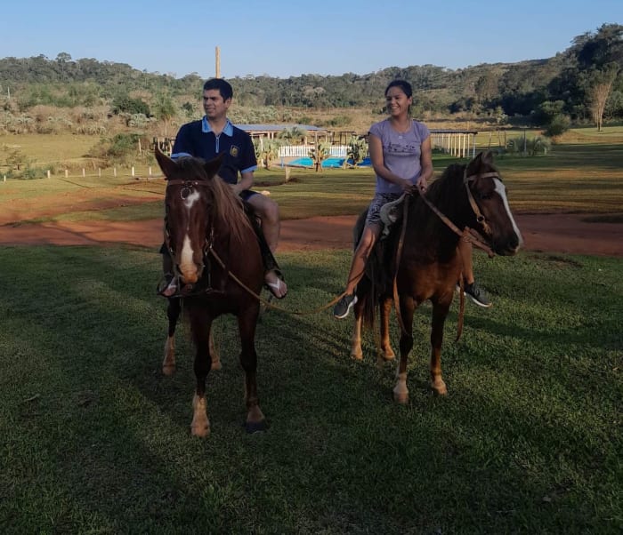 Cabalgata por la selva