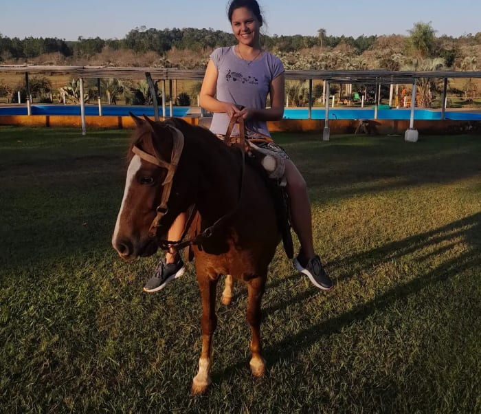 Cabalgata al atardecer