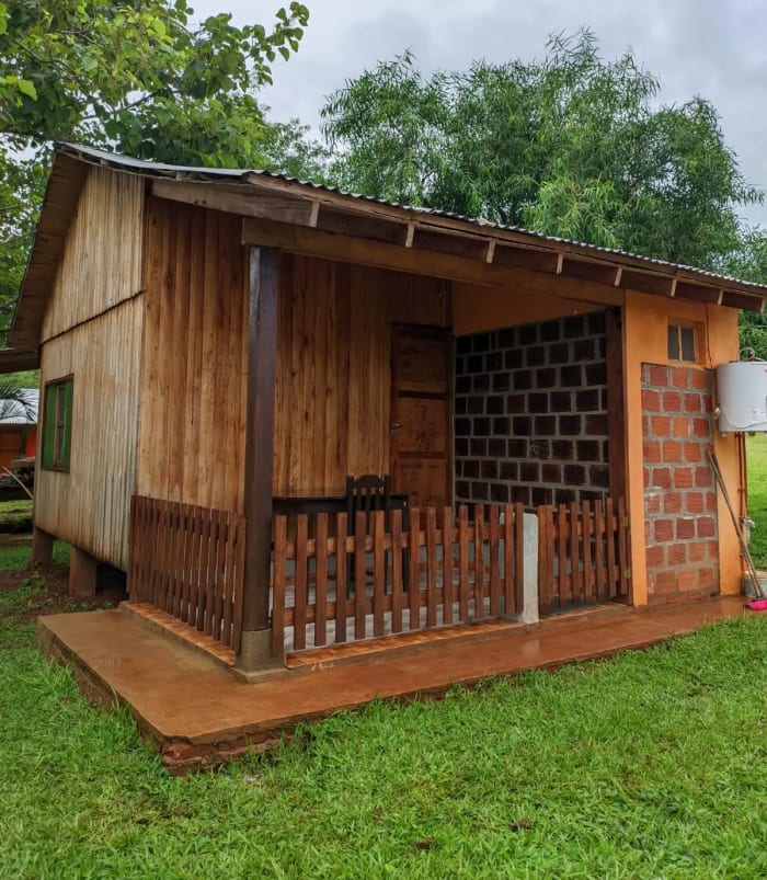 Fachada de cabañas