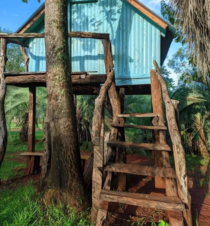 Vista exterior de cabañas