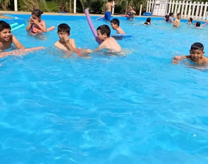Zona de piletas para niños