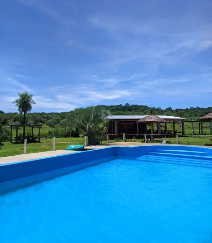 Vista panorámica de las piletas