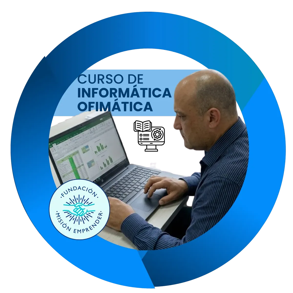 Flyer del curso de Informática - Ofimática