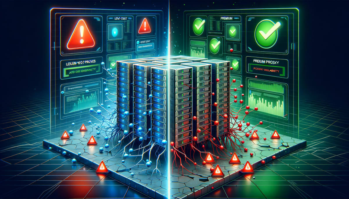Immagine che illustra il concetto di divieti e blocchi dei proxy