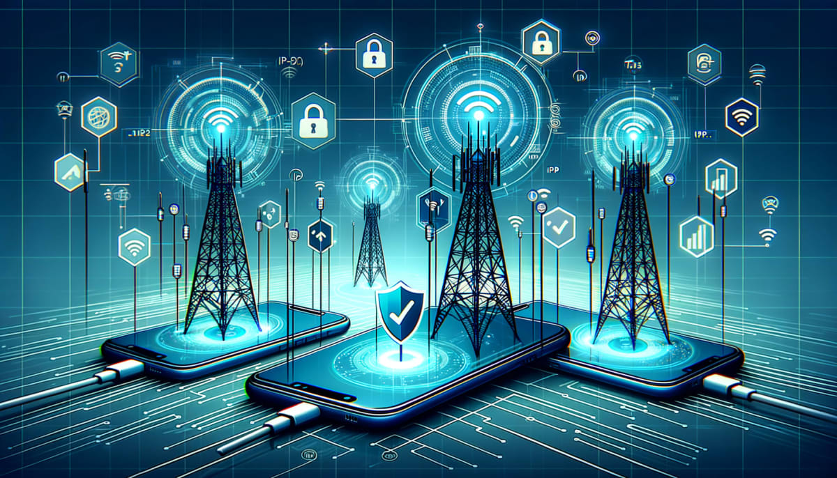 Illustration des mobilen IP-Netzwerk-Ökosystems