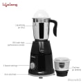 Lifelong mixer grinders watt Black Kitchen Top View
