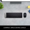 Logitech Keyboard 2.4GHz, Back View