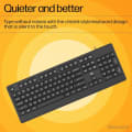 HP Keyboard sets Black Wired Back View