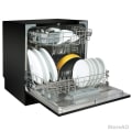 Faber Full Size Dishwasher Place Settings Top View