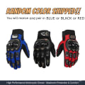 AutokraftZ Probiker Gloves Black Anti-Skid Breathable Side View