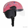 Sage Square open face helmets Pink Side View