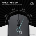 Portronics Mouse 2.4GHz, Side View