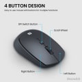 Portronics Mouse 2.4GHz, Back View