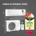 Hitachi Split-System Air Conditioner Ton Star Side View