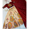 Generic lehenga cholis Maroon key feature Detail View