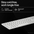 HP keyboards bluetooth Silver Creator Keyboard, Top View