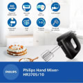 Philips hand mixers HR3705/10 Side View