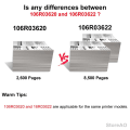 MxVol Xerox Phaser Toner Cartridge High Back View