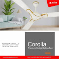 ACTIVA ceiling fans 1200mm Side View