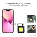 Jeegol Handheld Flashlight Keychain Lumen Brightness Back View
