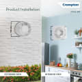 Crompton exhaust fans 150mm Top View
