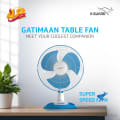 V-Guard Table Fan 400mm Side View