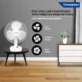 Crompton Table KD White Wave Top View