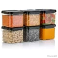 VOLTURI Fridge Storage Containers Stackable Organizer Front View