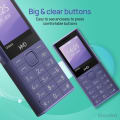 HMD Display Keypad Phone Purple Detail View