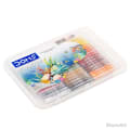 Doms pastels Multicolour Shades Oil Case|Smooth Back View