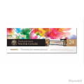 MUNGYO Watercolor Palette Colors Tin Case Top View