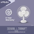 Bajaj Table Fan 400MM Back View