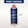 Hacer Butane Gas 225g Side View