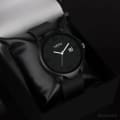 Matrix Men's Wrist Watch Black Dial Side View