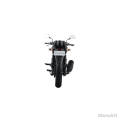 Bajaj Pulsar Motorcycle Sparkle Black Blue Top View