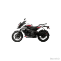Bajaj Pulsar NS UG Motorcycle Pearl Side View
