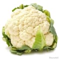 Fresh Organic Cauliflower 1Pc Side View