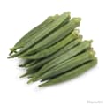 Fresh Organic Bhendi, 500g. Front View
