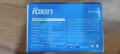 Foxin CPU Cooling Fan with Heatsink box side view with detailed specifications