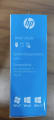 Side view of HP M10 Wired Mouse packaging showing system requirements and compatibility