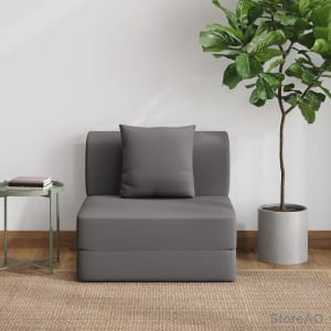 Wakefit sofas & couches (6'x2.5') WarpKnit Grey Flipper Cum Bed