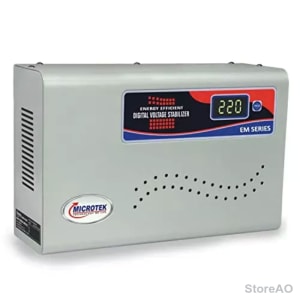 MICROTEK EM4160 Voltage Stabilizer for AC 1.5 Ton, Digital Display