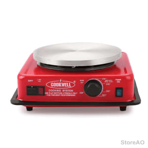 COOKWELL induction cooktop 950w red 8 hours 3 hours Stainless