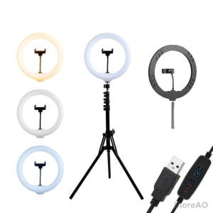 Digitek Continuous Output Lighting DRL-14C 14 Inch LED Ring Light