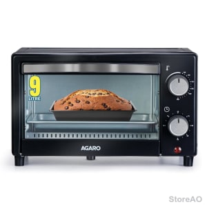 AGARO oven toaster grills 800w Black 9l Marvel OTG 800W, Compact