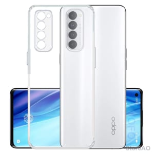 YOFO Silicone Bumper Case 4 Transparent Back Cover for Oppo Reno Pro Plug Camera Protection