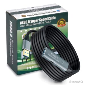 Storite USB 3.0 Active Extension Cable 5m Black