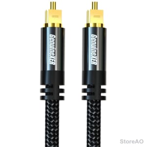 GenuineXER optical cables 16.4 ft Black Premium Digital Audio